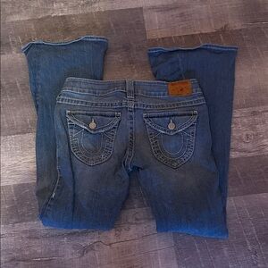 True Religion Boot Cut Jeans twisted seam size 30